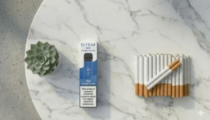 ¿Un vape desechable a cuántos cigarrillos equivale?